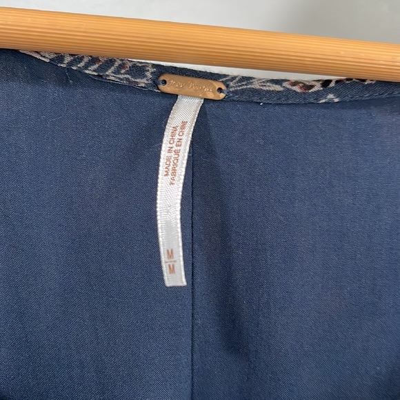 Free People Boho Lucky Loose Swing Mini Dress, Size M - Picture 8 of 16